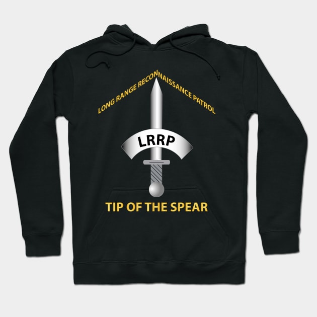 Badge - LRRP - Tip of the Spear Hoodie by twix123844